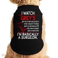 Trust Me I'm Basically A Surgeon Gift Funny Medical Tv Drama Great Gift Doggie Tank thumb 0