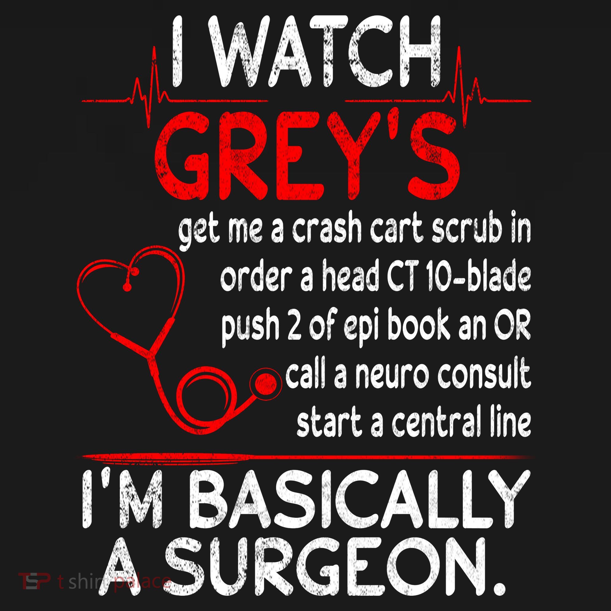 Trust Me I'm Basically A Surgeon Gift Funny Medical Tv Drama Great Gift Women's Hoodie