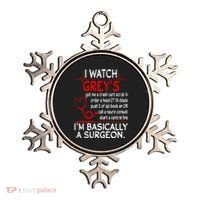 Trust Me I'm Basically A Surgeon Gift Funny Medical Tv Drama Great Gift Ornament thumb 0