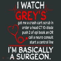 Trust Me I'm Basically A Surgeon Gift Funny Medical Tv Drama Great Gift Sweatshirt thumb 2