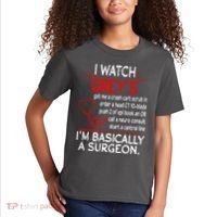 Trust Me I'm Basically A Surgeon Gift Funny Medical Tv Drama Great Gift Kids T-Shirt thumb 2