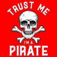Trust Me Im A Pirate Funny Skull Crossbones Freebooter Santa Hat thumb 1