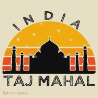 Taj Mahal India Gift Indian Travel Souvenir Comfort Colors Boxy T-Shirt thumb 3