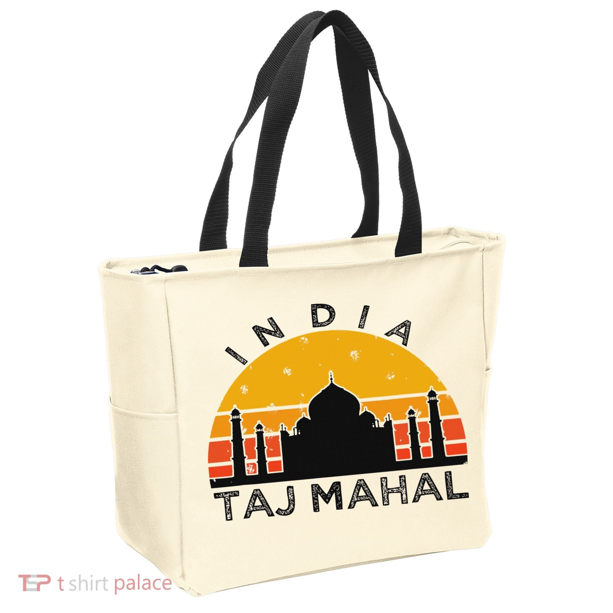 Taj Mahal India Gift Indian Travel Souvenir Tote Bag