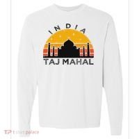 Taj Mahal India Gift Indian Travel Souvenir Comfort Colors Heavyweight Long Sleeve T-Shirt thumb 0