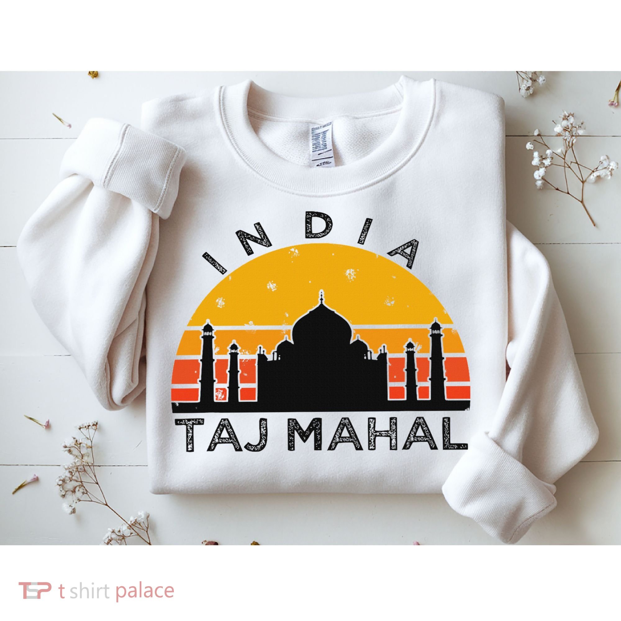 Taj Mahal India Gift Indian Travel Souvenir Sweatshirt