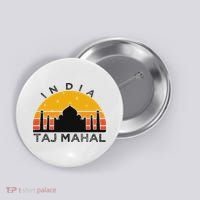 Taj Mahal India Gift Indian Travel Souvenir Button thumb 0