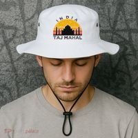 Taj Mahal India Gift Indian Travel Souvenir Bucket Hat thumb 2