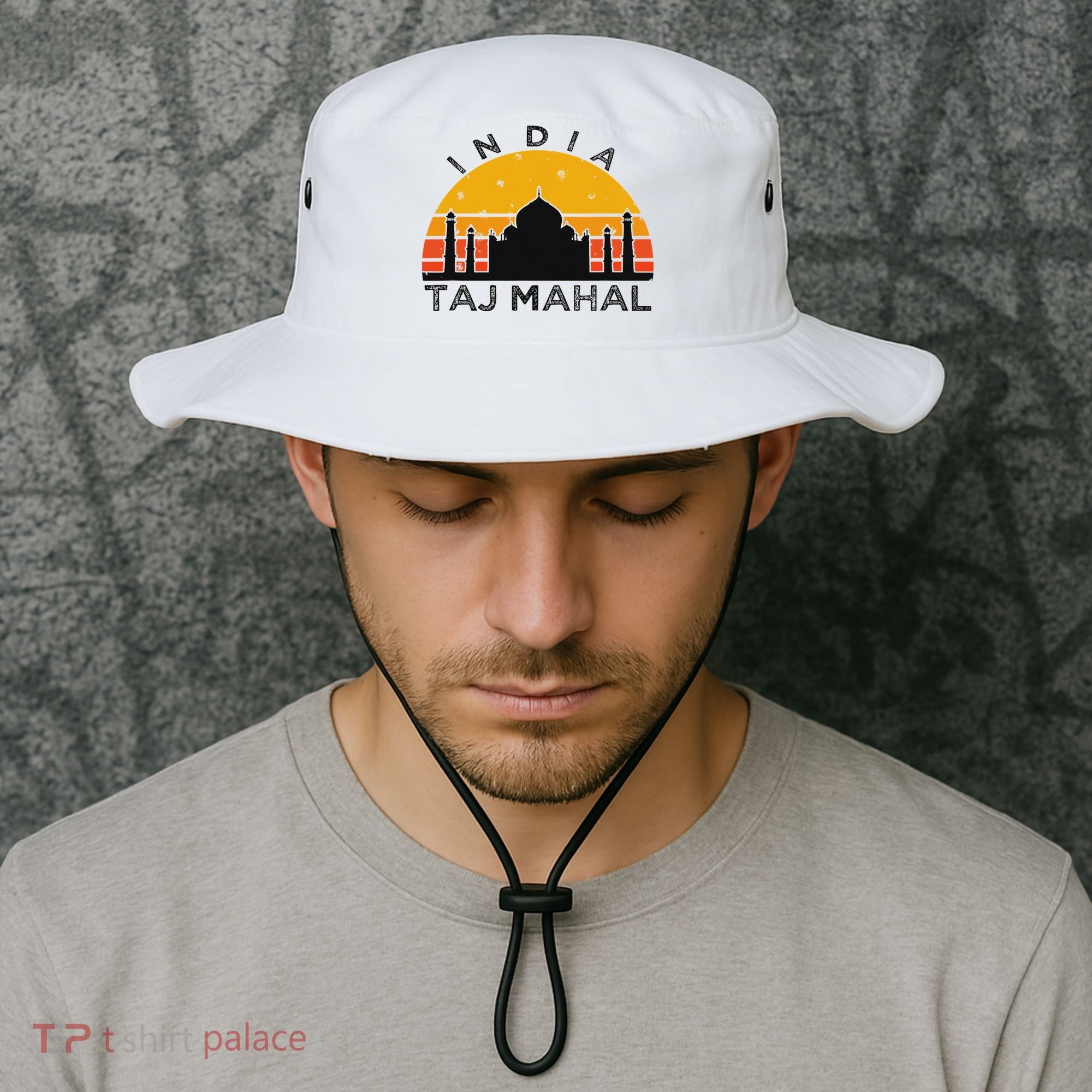 Taj Mahal India Gift Indian Travel Souvenir Bucket Hat