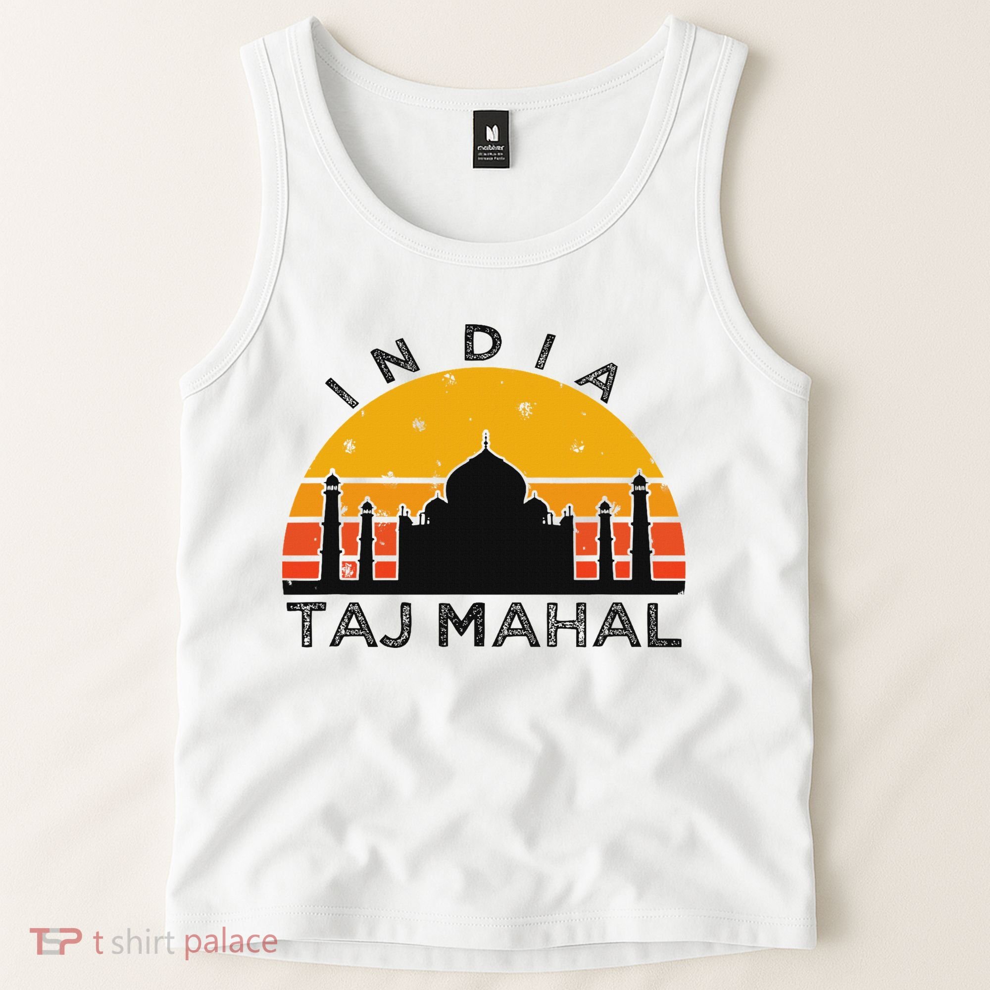 Taj Mahal India Gift Indian Travel Souvenir Tank Top