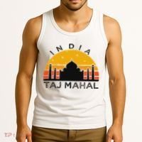 Taj Mahal India Gift Indian Travel Souvenir Tank Top thumb 3