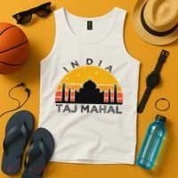 Taj Mahal India Gift Indian Travel Souvenir Tank Top thumb 4