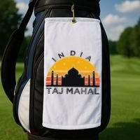 Taj Mahal India Gift Indian Travel Souvenir Golf Towel thumb 2