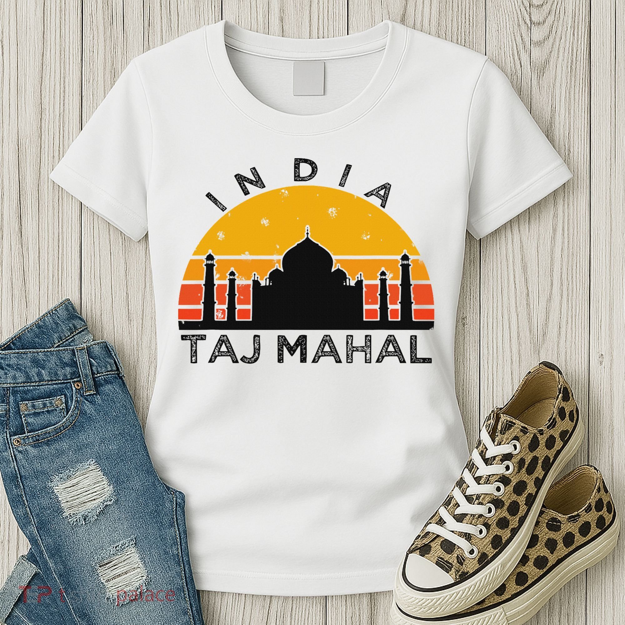 Taj Mahal India Gift Indian Travel Souvenir Women's T-Shirt