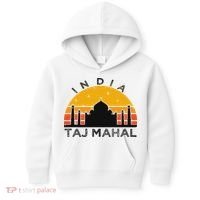 Taj Mahal India Gift Indian Travel Souvenir Kids Hoodie thumb 0