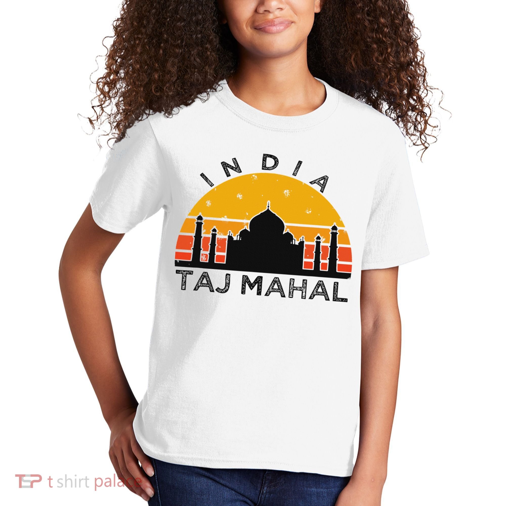 Taj Mahal India Gift Indian Travel Souvenir Kids T-Shirt