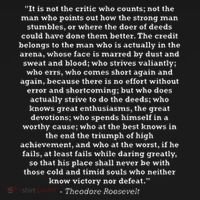 The Man In The Arena Theodore Roosevelt Quote Women's Hoodie thumb 2