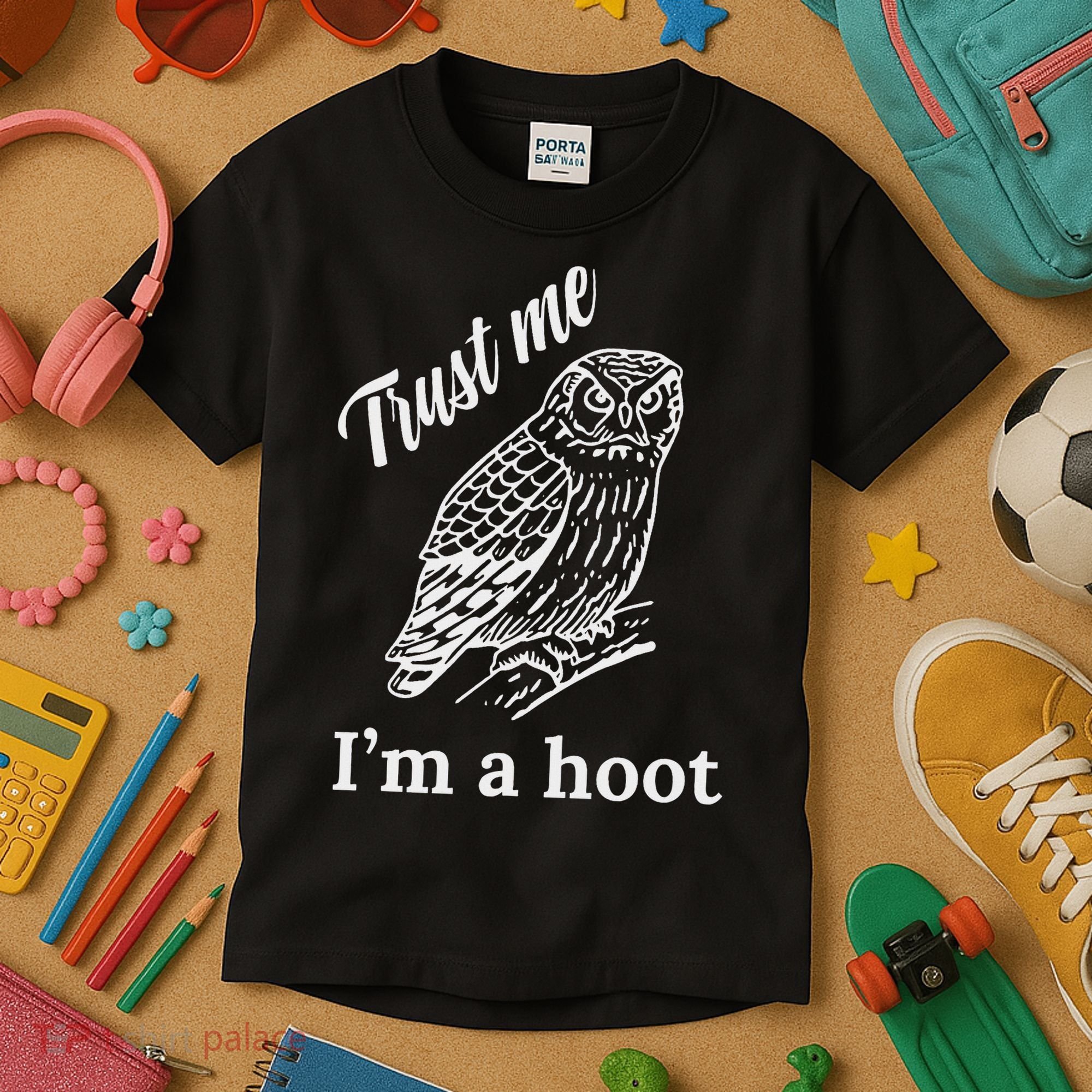 Trust Me I'm A Hoot Funny Owl  Kids T-Shirt