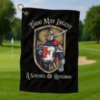 Thou May Ingest A Satchel Of Richards Golf Towel thumb 1