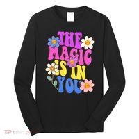 The Magic Is In You Floral Groovy Cute Long Sleeve Shirt thumb 0