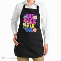 The Magic Is In You Floral Groovy Cute Apron thumb 2