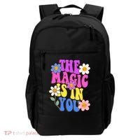 The Magic Is In You Floral Groovy Cute Backpack thumb 0