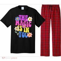 The Magic Is In You Floral Groovy Cute Pajama Set thumb 0