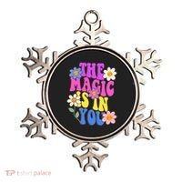 The Magic Is In You Floral Groovy Cute Ornament thumb 0