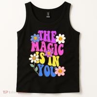 The Magic Is In You Floral Groovy Cute Tank Top thumb 2