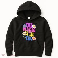 The Magic Is In You Floral Groovy Cute Kids Hoodie thumb 0