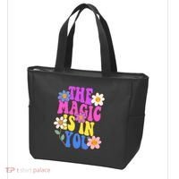 The Magic Is In You Floral Groovy Cute Tote Bag thumb 3