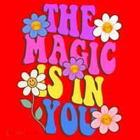 The Magic Is In You Floral Groovy Cute Santa Hat thumb 1