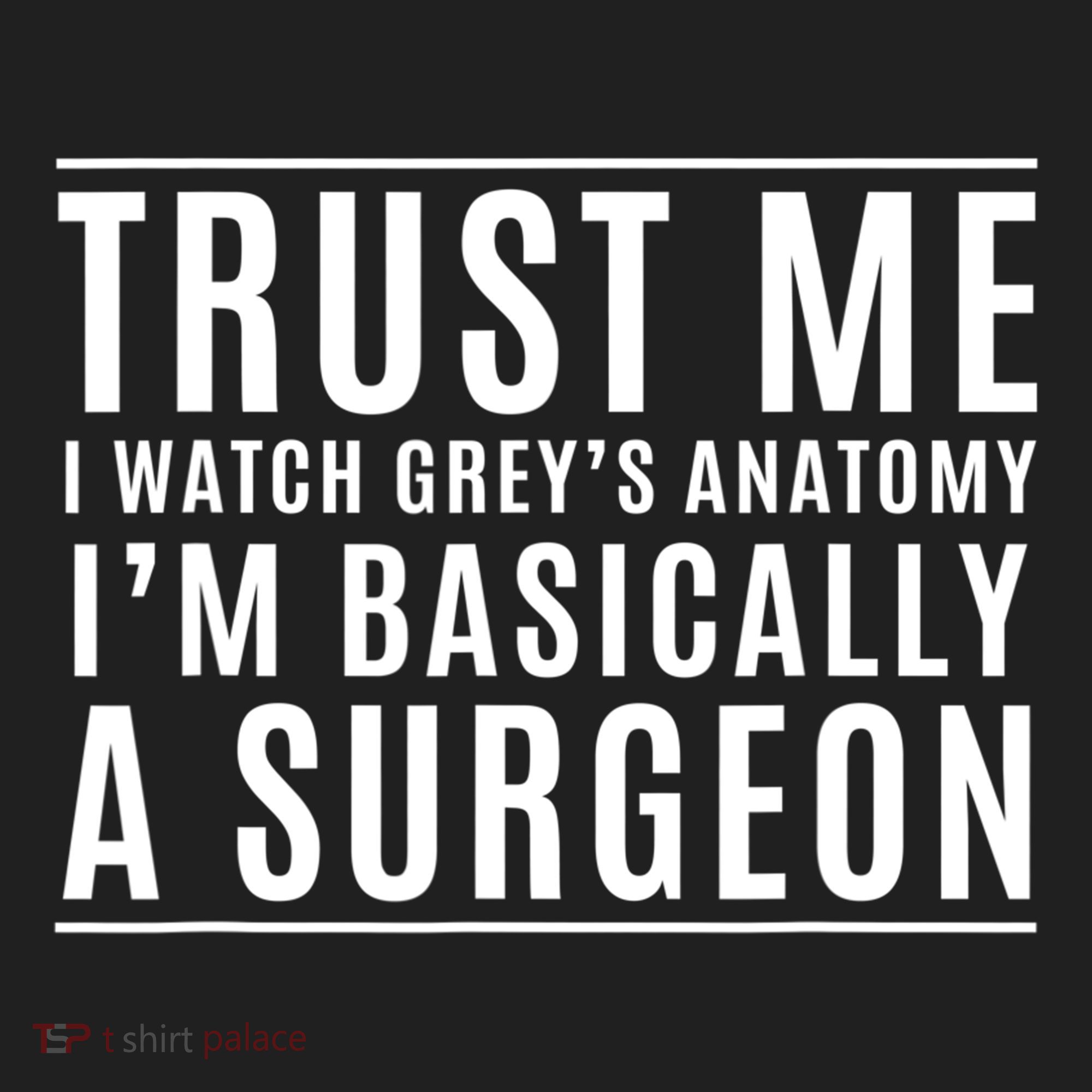 Trust Me I'm Basically A Surgeon Gift Funny Medical Tv Drama Gift Beanie
