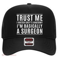 Trust Me I'm Basically A Surgeon Gift Funny Medical Tv Drama Gift Hat thumb 0