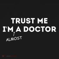Trust Me I'm Almost A Doctor Funny Medical Student Gift Backpack thumb 2