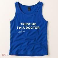 Trust Me I'm Almost A Doctor Funny Medical Student Gift Tank Top thumb 2