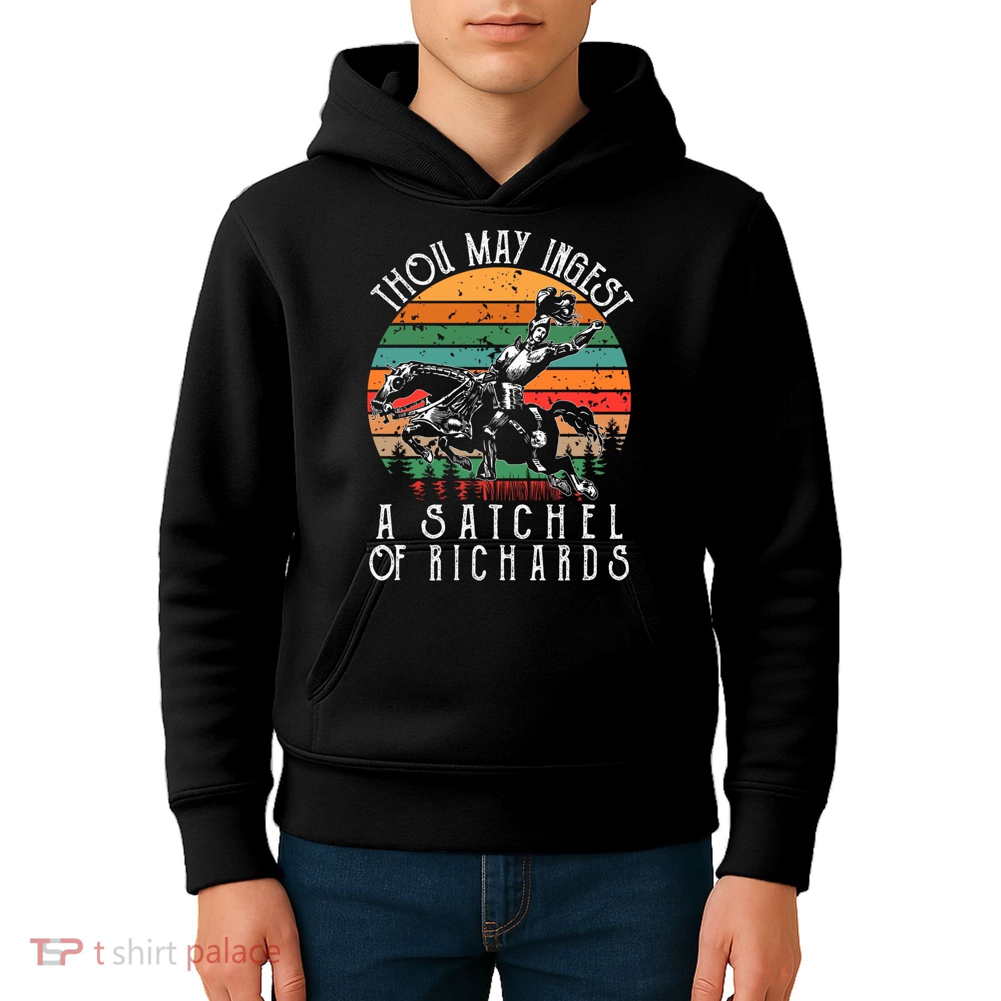 Thou May Ingest A Satchel Of Richards Kids Hoodie