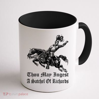 Thou May Ingest A Satchel Of Richards Coffee Mug back