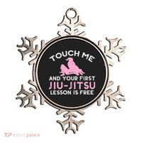 Touch Me Jiu Jitsu Lesson Free  Pink Martial Arts Gift Ornament thumb 0