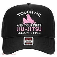 Touch Me Jiu Jitsu Lesson Free  Pink Martial Arts Gift Hat thumb 0