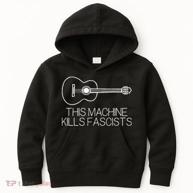 This Machine Kills Fascists Kids Hoodie