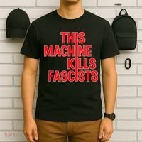 This Machine Kills Fascists T-Shirt thumb 6