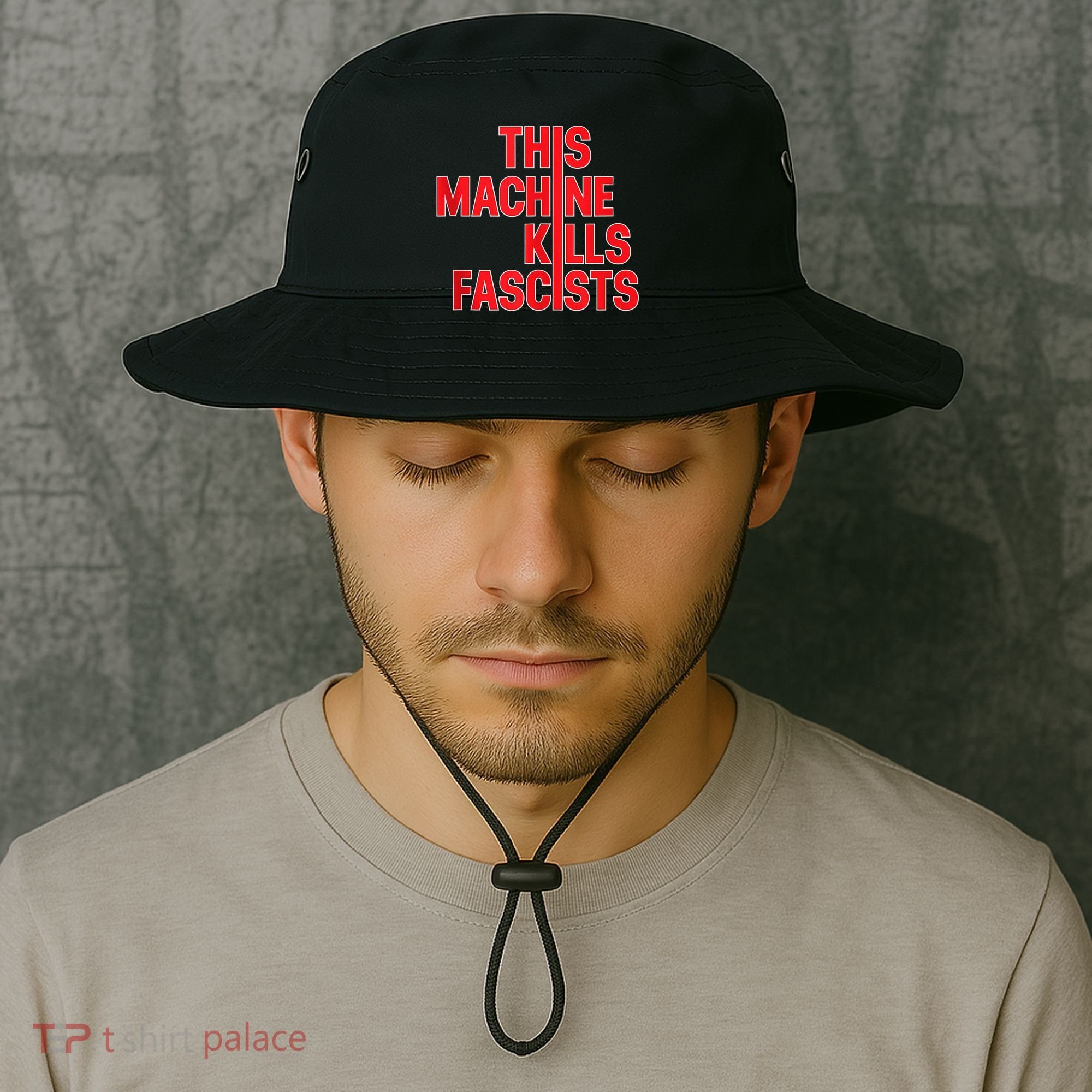 This Machine Kills Fascists Bucket Hat