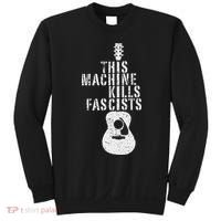 This Machines Kills Fascists Funny Guitar Music Lover Sweatshirt thumb 0