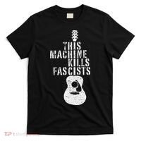 This Machines Kills Fascists Funny Guitar Music Lover T-Shirt thumb 0