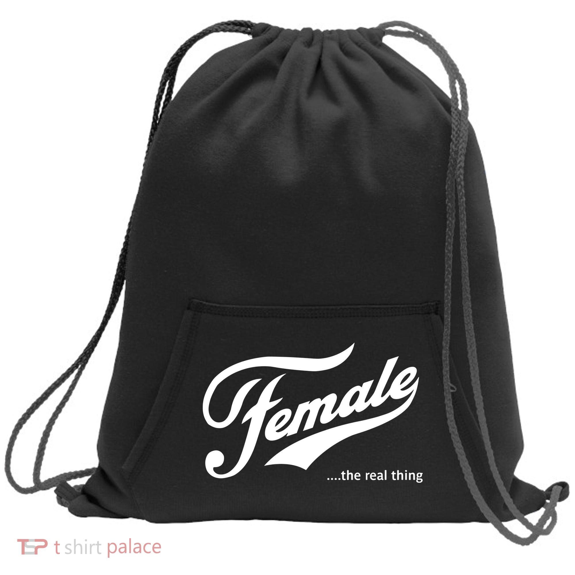 The Megyn Kelly Show Female The Real Thing Sweatshirt Cinch Pack Bag
