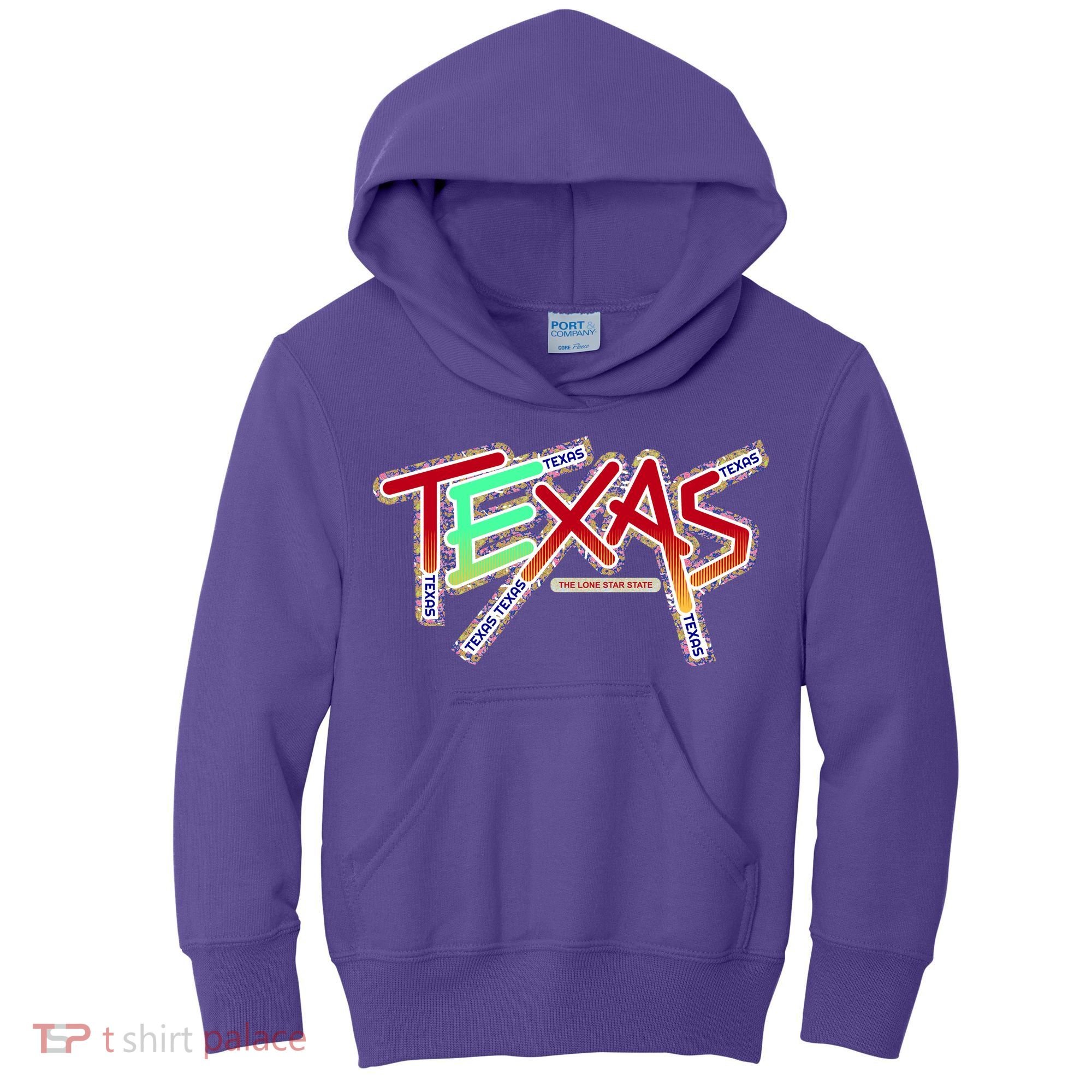 Texas Modern Logo Kids Hoodie
