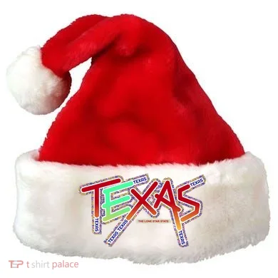 Texas Modern Logo Santa Hat