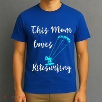 This Mom Loves Kitesurfing Kite Surfing Kiteboard Kitesurfer Meaningful Gift T-Shirt thumb 3
