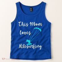 This Mom Loves Kitesurfing Kite Surfing Kiteboard Kitesurfer Meaningful Gift Tank Top thumb 2